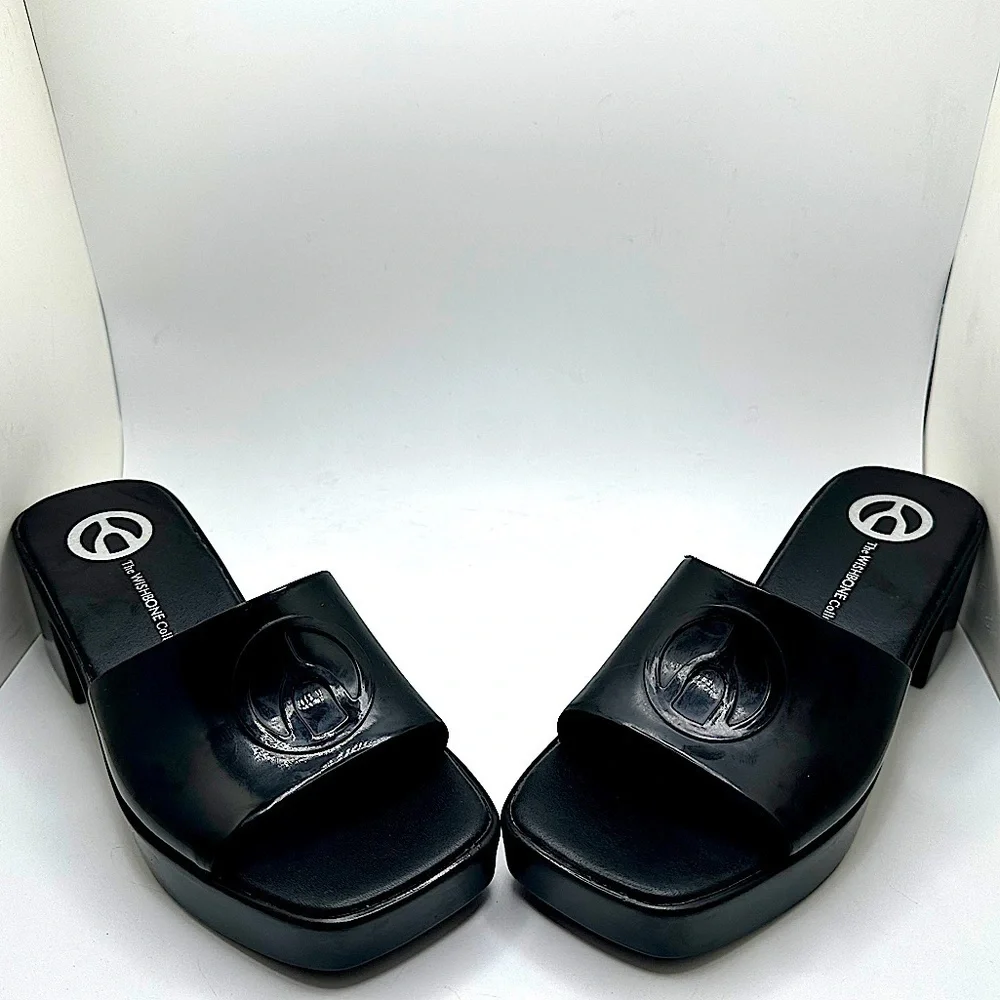 WISHBONE - Leslie heeled mules size US 6 - Picture 5 of 15